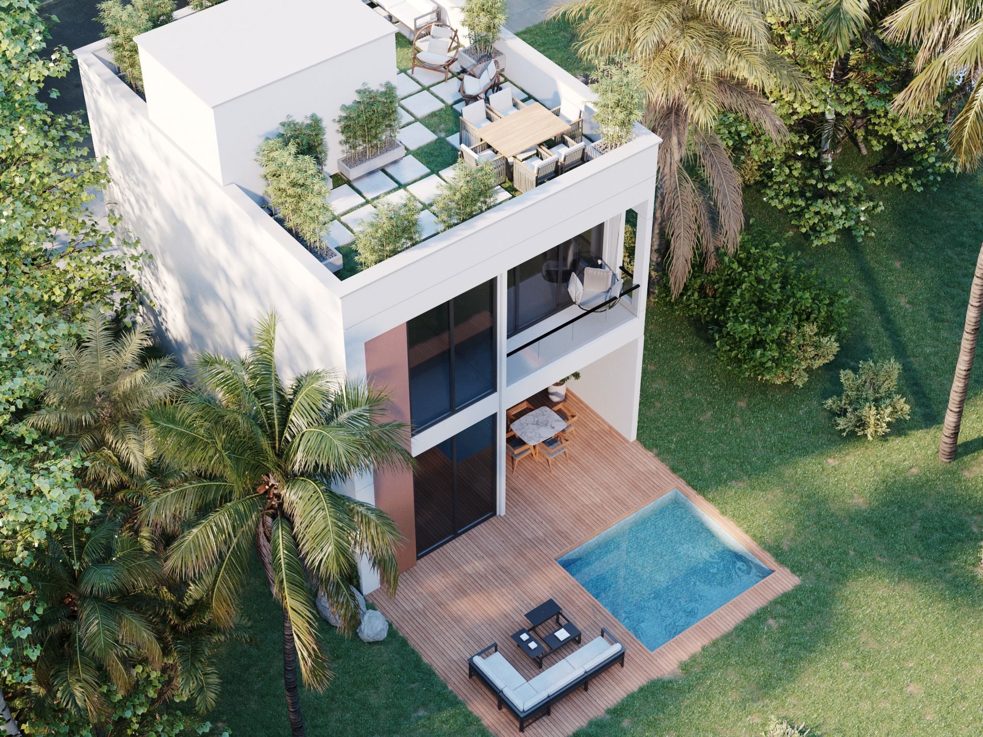 Punta Mita villa for pre sale with rooftop garden and private pool